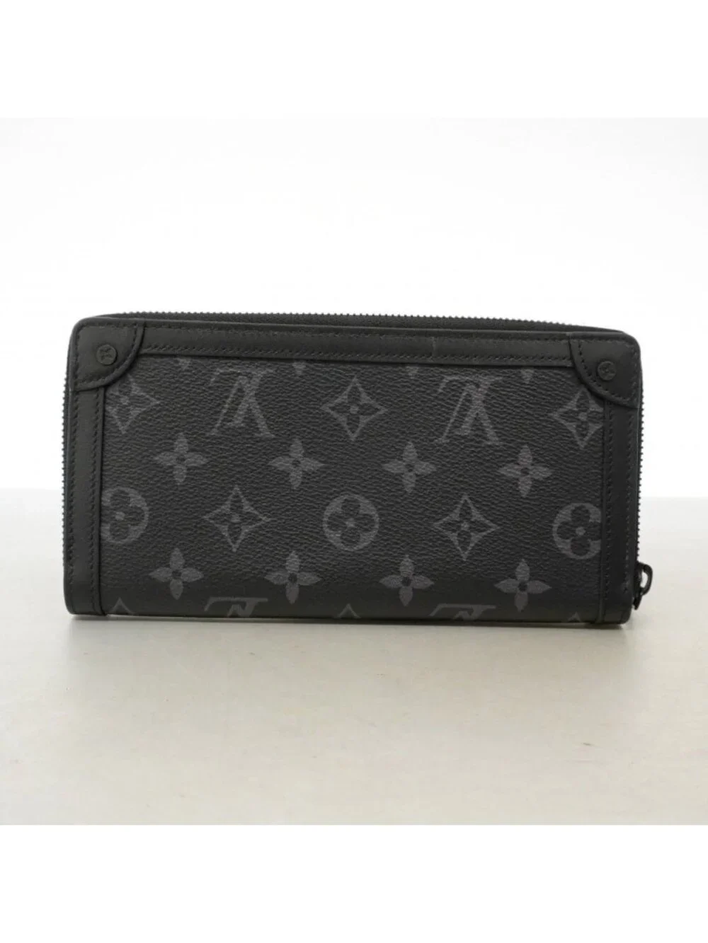 Louis Vuitton Wallet Monogram Eclipse zippy Black